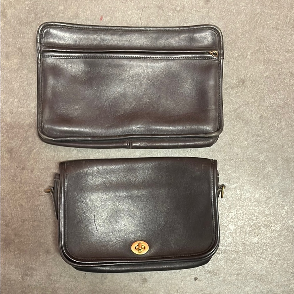 Set of Two vintage Coach Bags